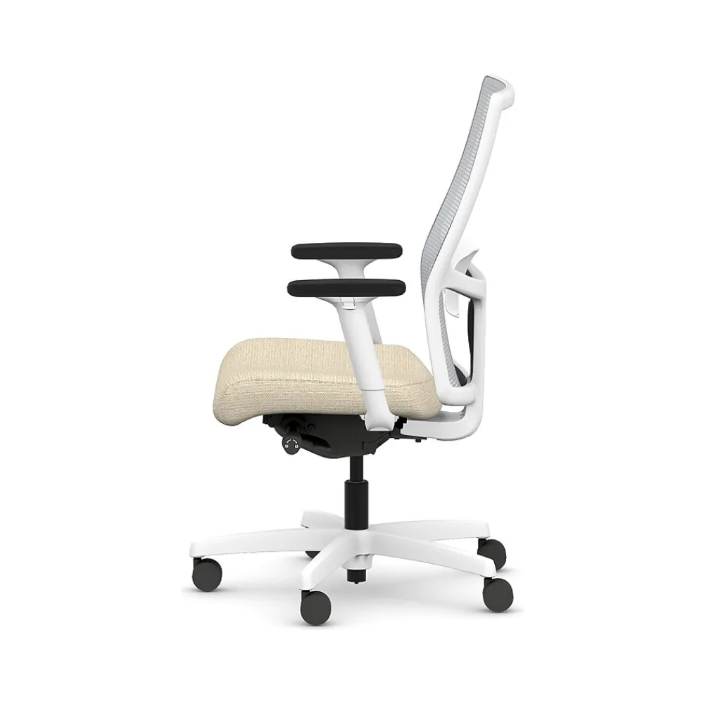 Office Chairs*HON Ignition 2.0 Fabric/Mesh Swivel Task Chair, Biscotti/Designer White (HIWMMKD.Y2.A.H.IF.HAML11.DW.SB.DWX)