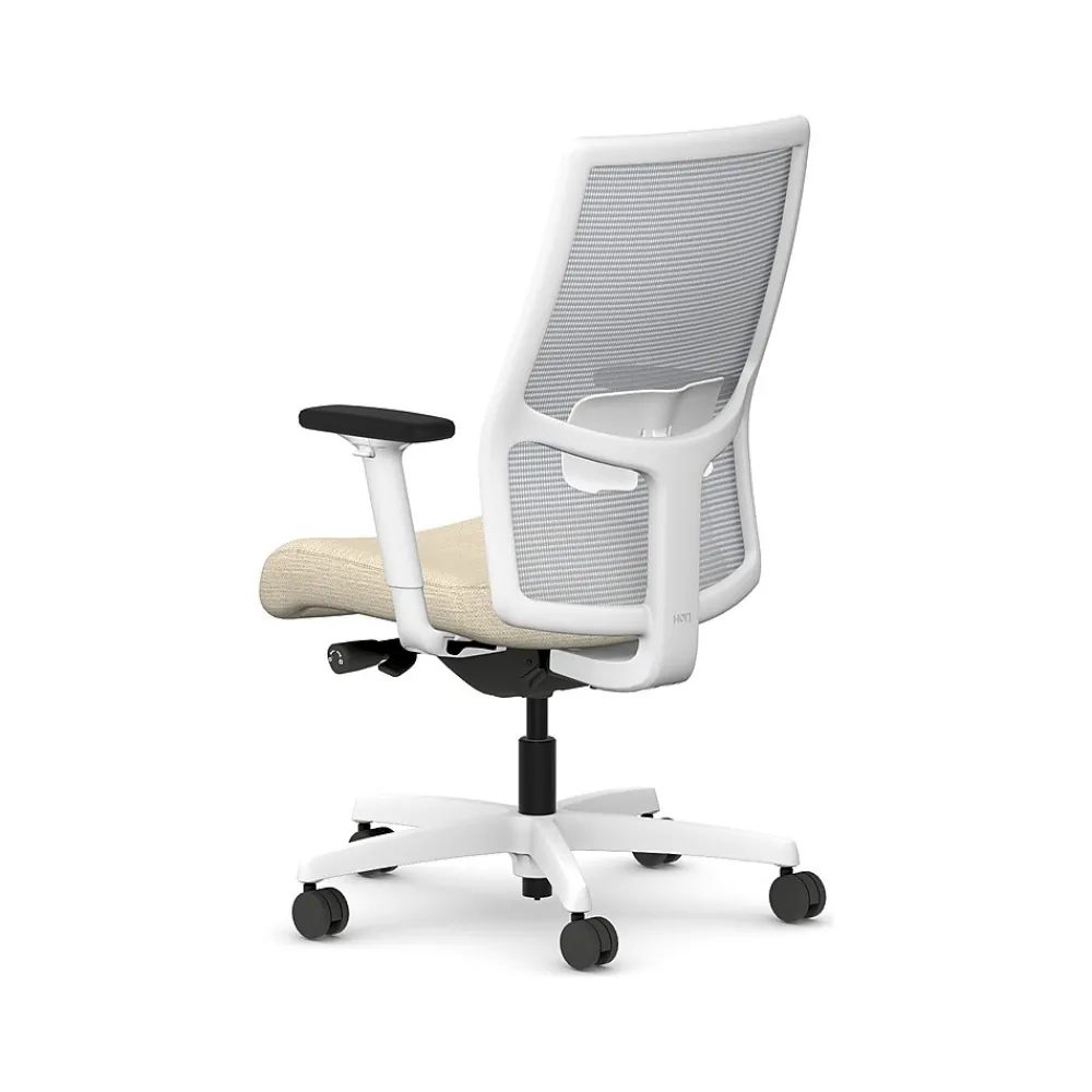 Office Chairs*HON Ignition 2.0 Fabric/Mesh Swivel Task Chair, Biscotti/Designer White (HIWMMKD.Y2.A.H.IF.HAML11.DW.SB.DWX)