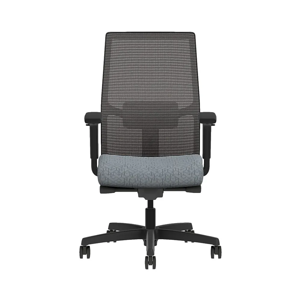 Office Chairs*HON Ignition 2.0 Fabric/Mesh Swivel Task Chair, Basalt/Black (HIWMMKD.Y2.A.H.IM.APX25.BL.SB.T)