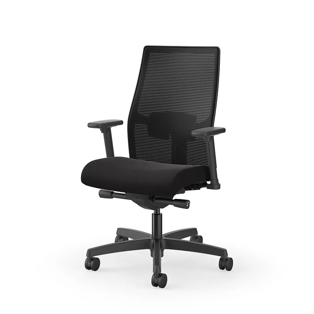 Office Chairs*HON Ignition 2.0 Mesh/Fabric Computer and Desk Chair, Black (I2M2AMLCPIP)
