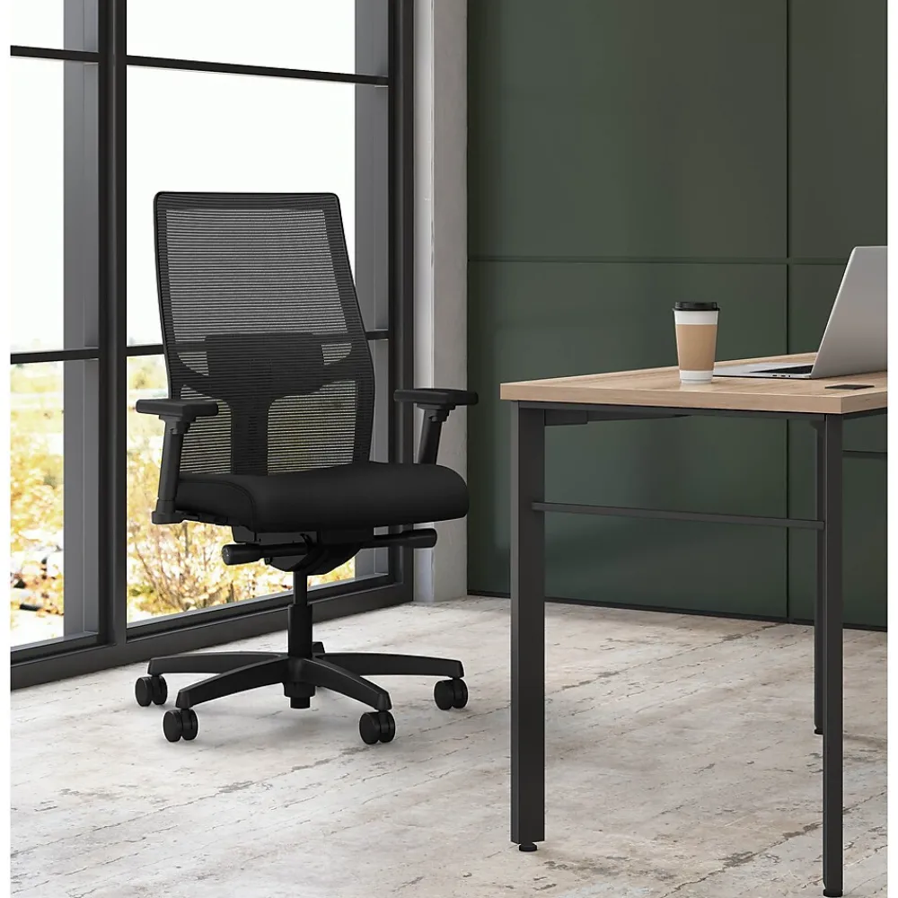 Office Chairs*HON Ignition 2.0 Mesh/Fabric Computer and Desk Chair, Black (I2M2AMLCPIP)