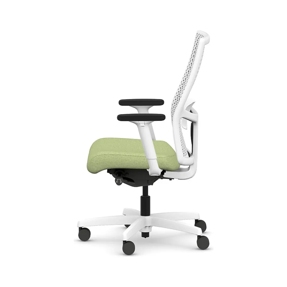 Office Chairs*HON Ignition 2.0 ReActiv Fabric Swivel Task Chair, Fern/Designer White (HIWMRAKD.Y2.A.H.DWR.HAML04.DW.SB.DWX)