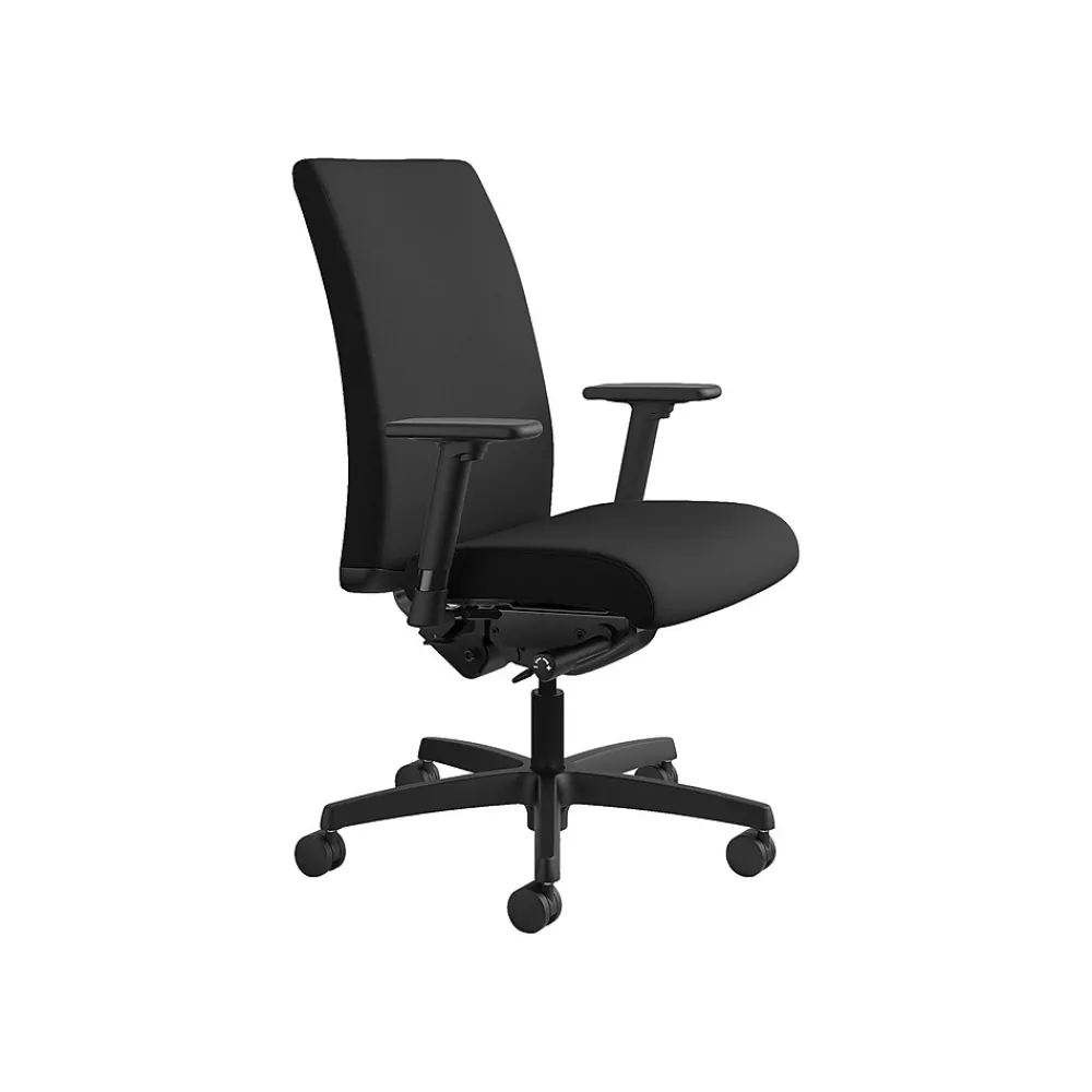 Office Chairs*HON Ignition Fabric Task Chair, Black (IW104CU10)