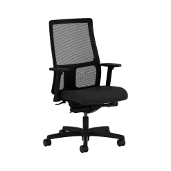 Office Chairs*HON Ignition Mesh Back Fabric Task Chair, Black (HIWM3.A.H.M.CU10.T.SB)