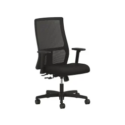Office Chairs*HON Ignition Mesh Back Fabric Computer and Desk Chair, Black (HIWM1.A.H.M.CU10.T.SB)