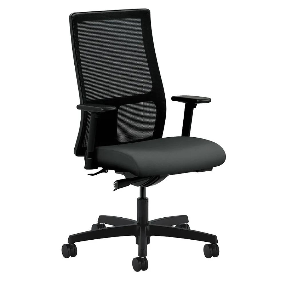 Office Chairs*HON ® Ignition® Mid-Back Office/Computer Chair, Arms, Iron Ore