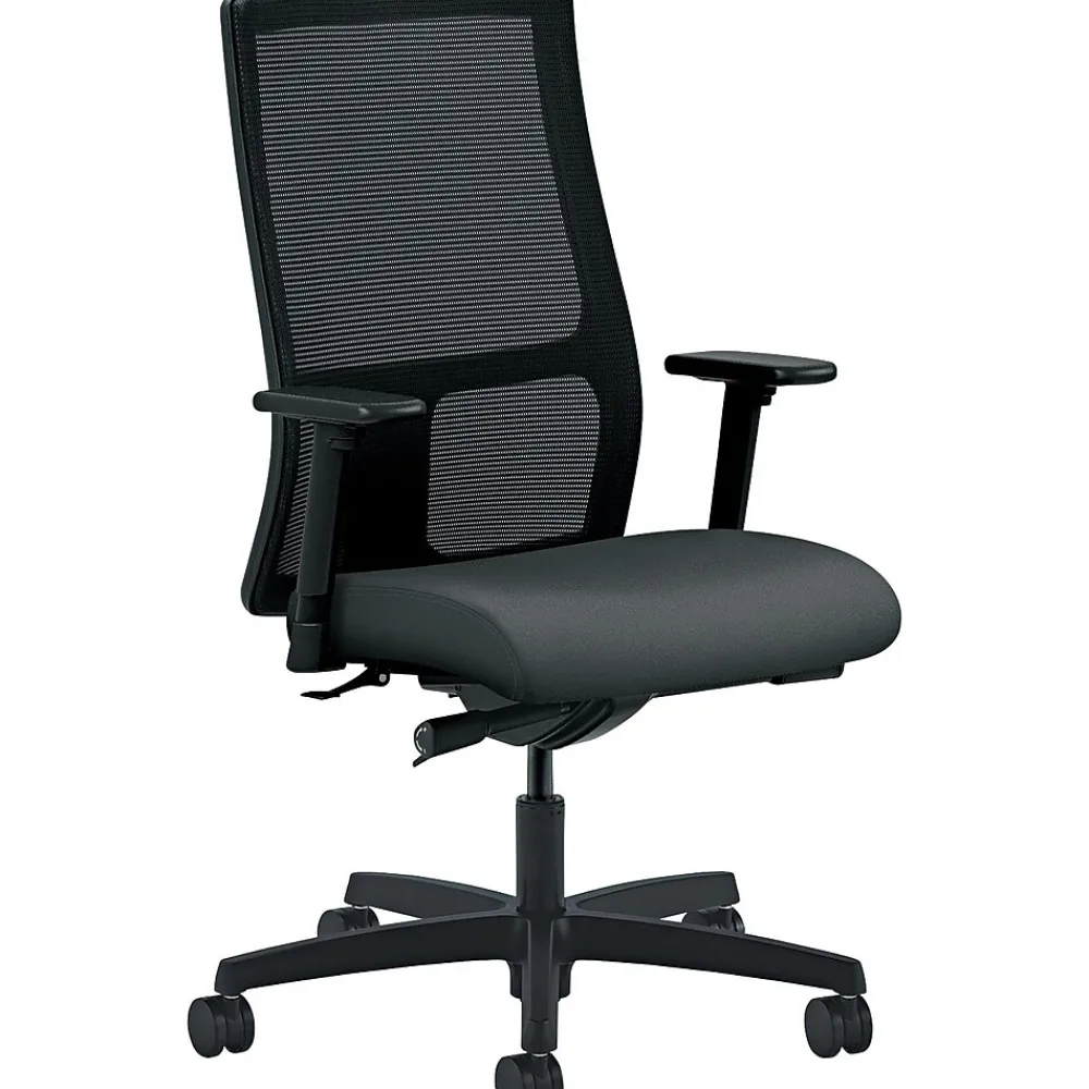Office Chairs*HON ® Ignition® Mid-Back Office/Computer Chair, Arms, Iron Ore