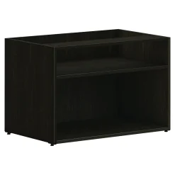Storage Cabinets*HON Mod 21" Low Open Storage Credenza with 2 Shelves, Java Oak (HLPLCL3020S.LJA1)