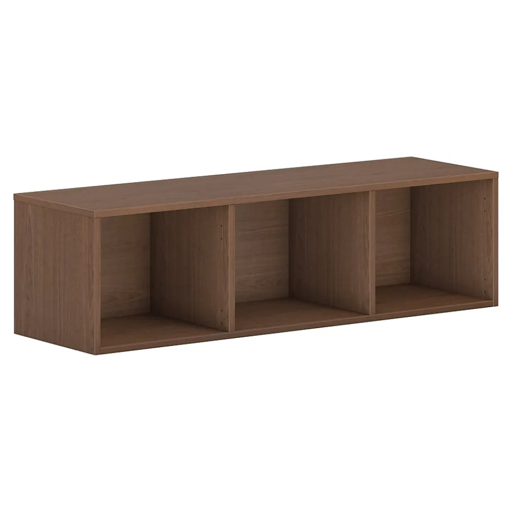 Storage Cabinets*HON Mod 13.5" Wall Cabinet with 1 Shelf, Sepia Walnut (HLPLWMH48.LSE1)