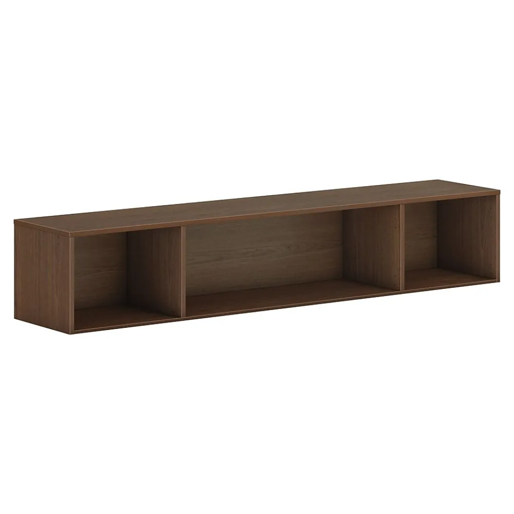 Storage Cabinets*HON Mod 13.5" Wall Cabinet with 1 Shelf, Sepia Walnut (HLPLWMH72.LSE1)