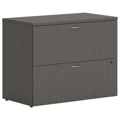 File Cabinets*HON Mod 2-Drawer Lateral File Cabinet, Locking, Letter/Legal, Slate Teak, 36" (LLF3620L2LS1)