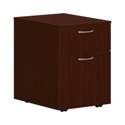 File Cabinets*HON Mod 2-Drawer Vertical File Cabinet, Letter/Legal, Traditional Mahogany, 20" (HLPLPMBFLTM1)