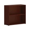Bookcases*HON Mod 29"H 2-Shelf Bookcase, Traditional Mahogany (HLPLBC3013B2.LTM1)