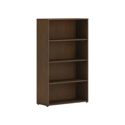 Bookcases*HON Mod 4-Shelf 53"H Bookcase, Sepia Walnut (HLPLBC3013B4.LSE1)