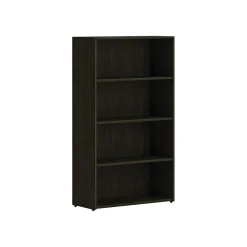 Bookcases*HON Mod 4-Shelf 53"H Bookcase, Java Oak (HLPLBC3013B4.LJA1)