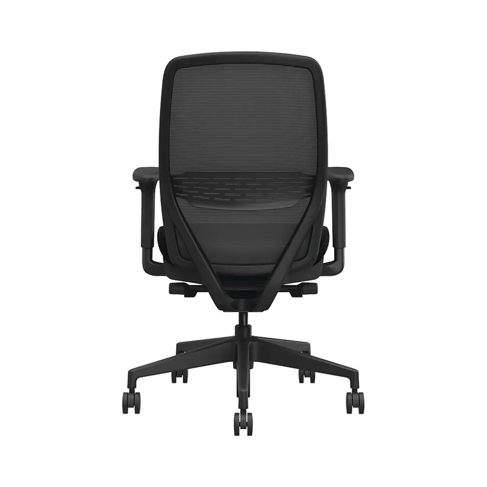 Office Chairs*HON Nucleus Ergonomic Fabric/Mesh Swivel Task Chair, Black (HNR1KD.Y2.STC.A.H.IM.CU10.BL.SB.T)