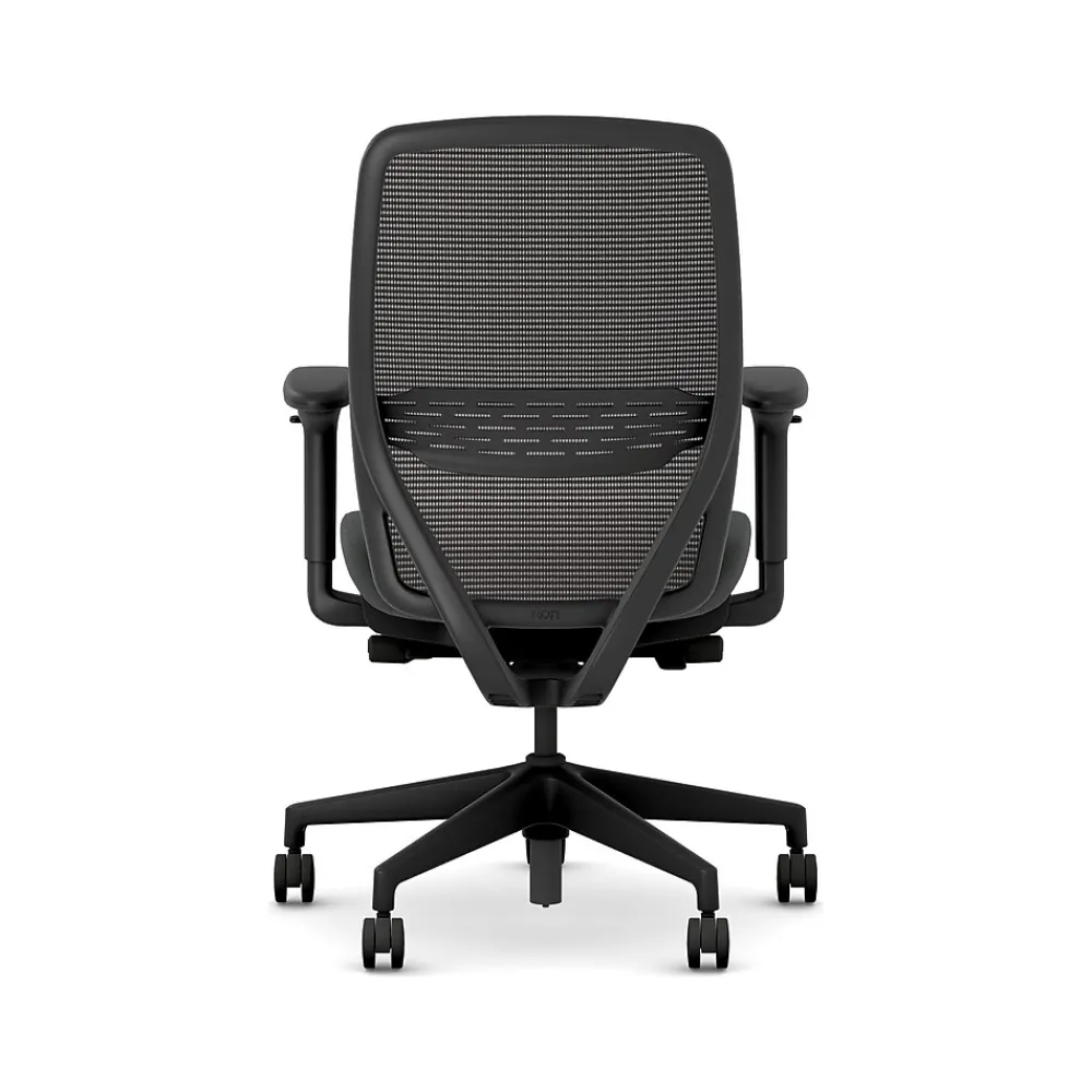Office Chairs*HON Nucleus Fabric/Mesh Swivel Task Chair, Black (HNR1KD.Y2.STC.A.H.IM.UR10.BL.SB.T)