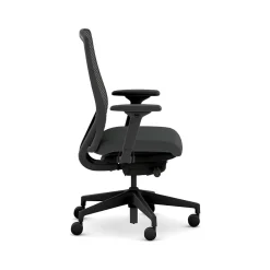 Office Chairs*HON Nucleus Fabric/Mesh Swivel Task Chair, Black (HNR1KD.Y2.STC.A.H.IM.UR10.BL.SB.T)