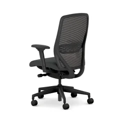 Office Chairs*HON Nucleus Fabric/Mesh Swivel Task Chair, Black (HNR1KD.Y2.STC.A.H.IM.UR10.BL.SB.T)
