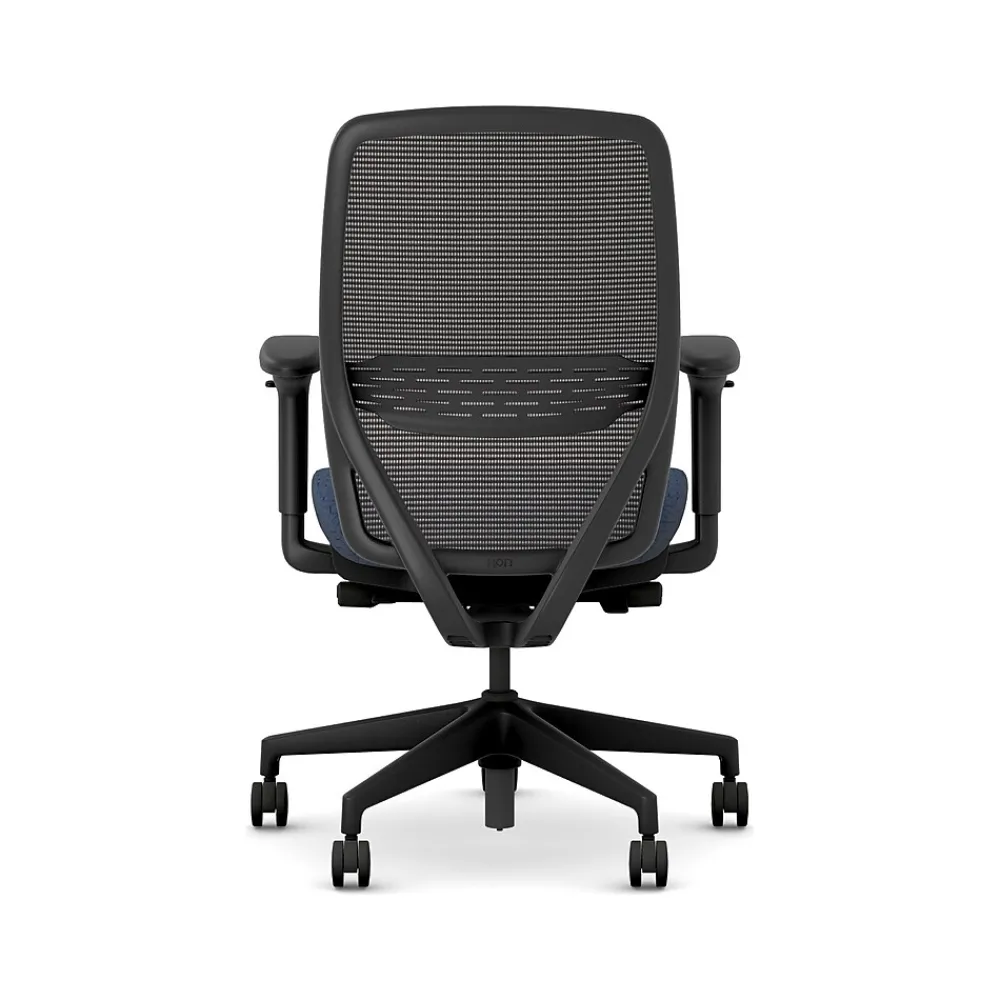 Office Chairs*HON Nucleus Fabric/Mesh Swivel Task Chair, Navy/Black (HNR1KD.Y2.STC.A.H.IM.APX13.BL.SB.T)