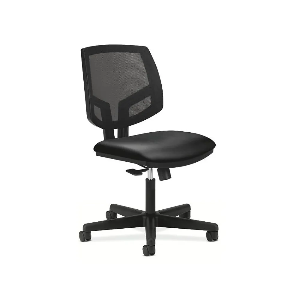 Office Chairs*HON Volt Mesh Back Leather Computer and Desk Chair, Black (H5711.SB11.T)