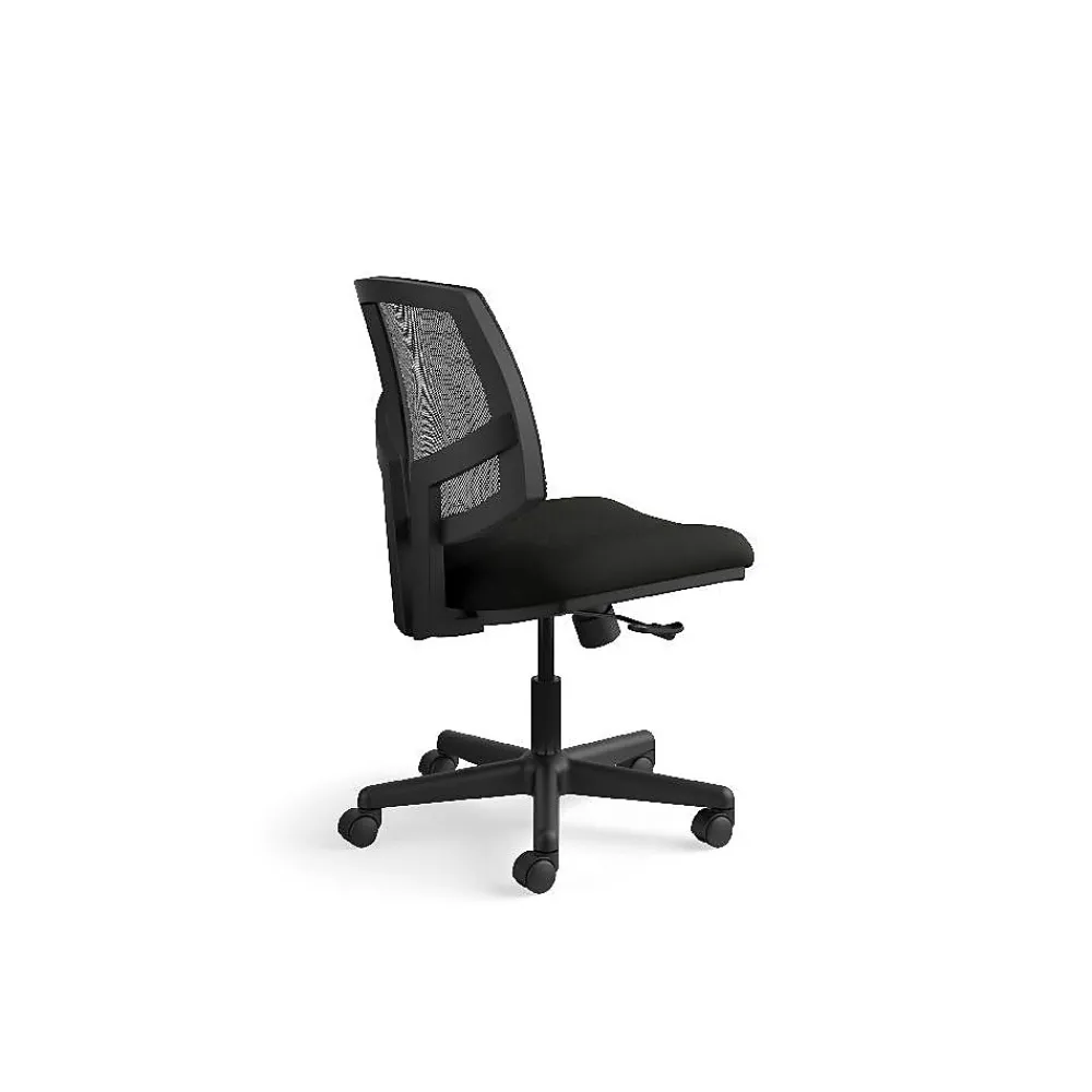Office Chairs*HON Volt Mesh Back Leather Computer and Desk Chair, Black (H5711.SB11.T)