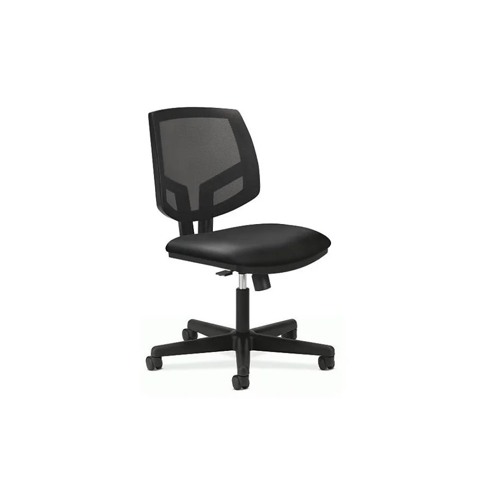 Office Chairs*HON Volt Mesh Back Leather Task Chair, Black (5713SB11T)