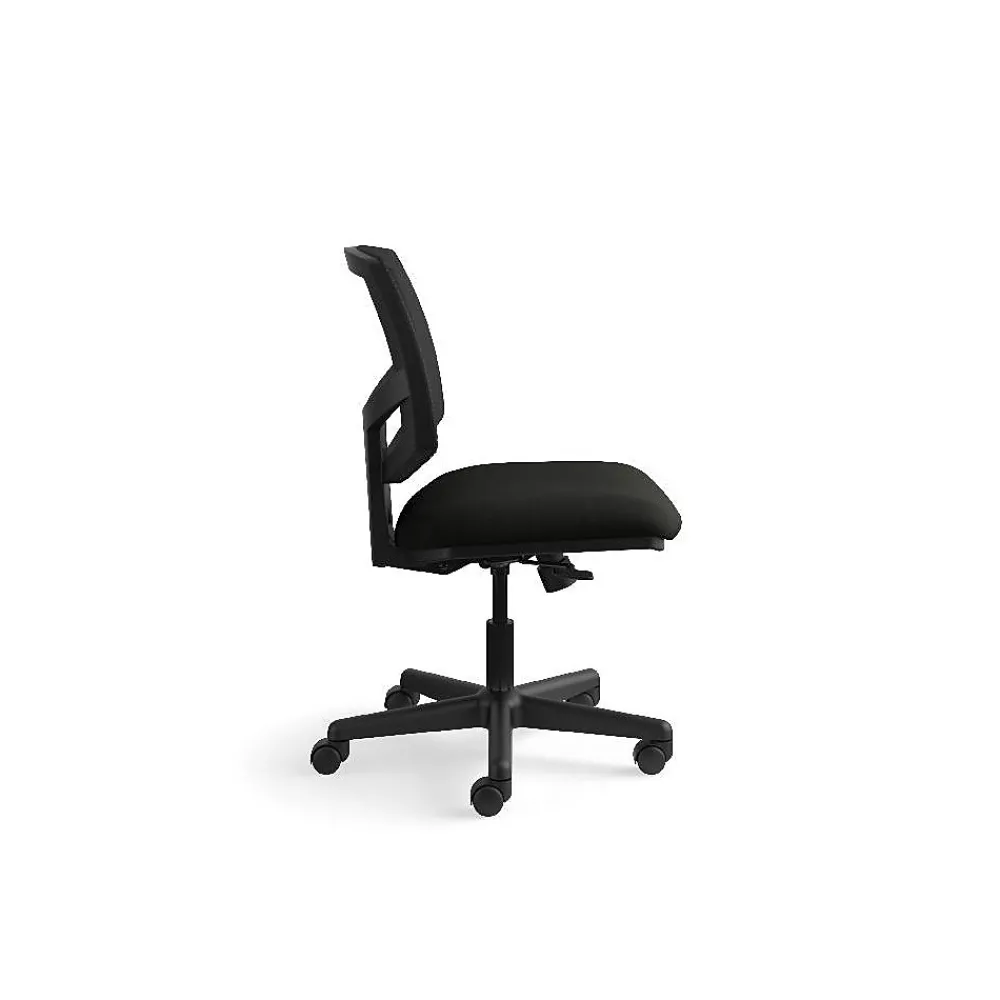 Office Chairs*HON Volt Mesh Back Leather Task Chair, Black (5713SB11T)