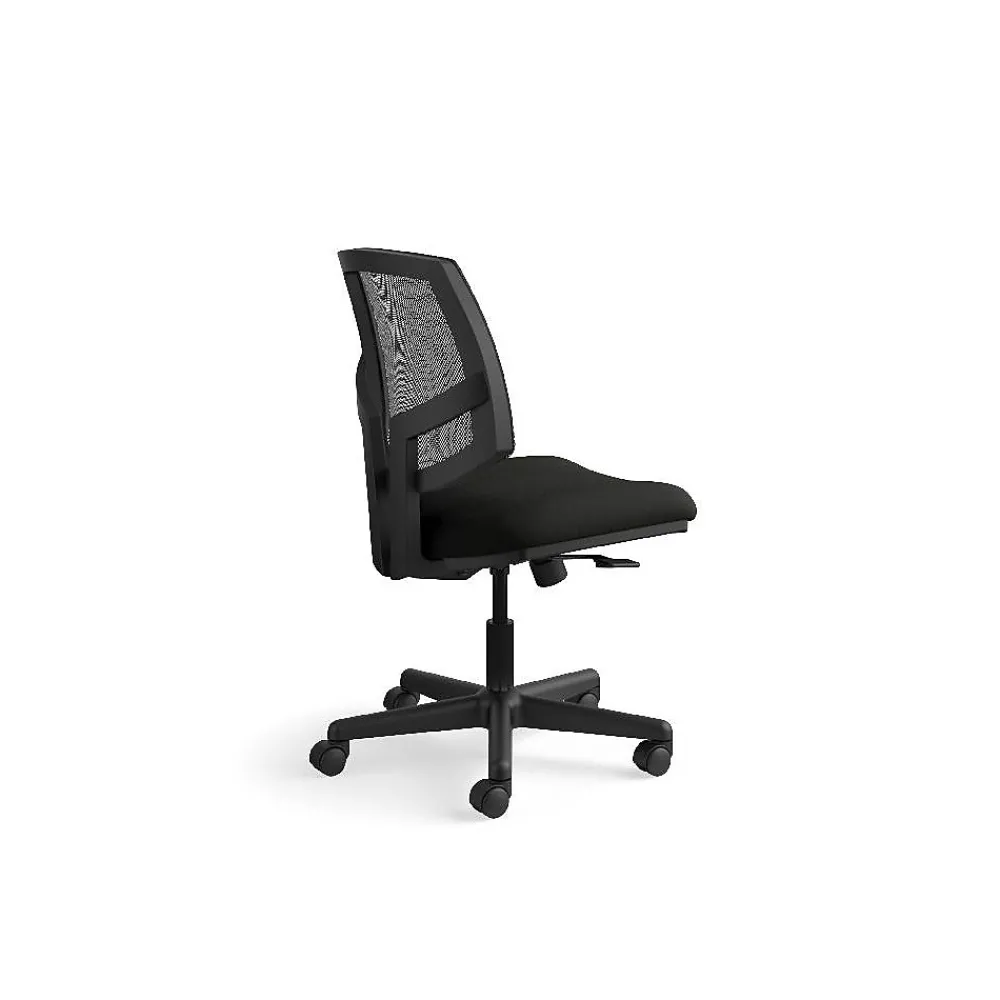 Office Chairs*HON Volt Mesh Back Leather Task Chair, Black (5713SB11T)