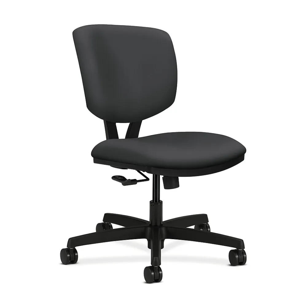 Office Chairs*HON Volt Vinyl Armless Office Task Chair, Basalt (5721HSX23T)