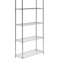 Shelving*Honey-Can-Do Honey Can Do 5-Tier 200 Lb. Capacity Shelving Unit, Chrome