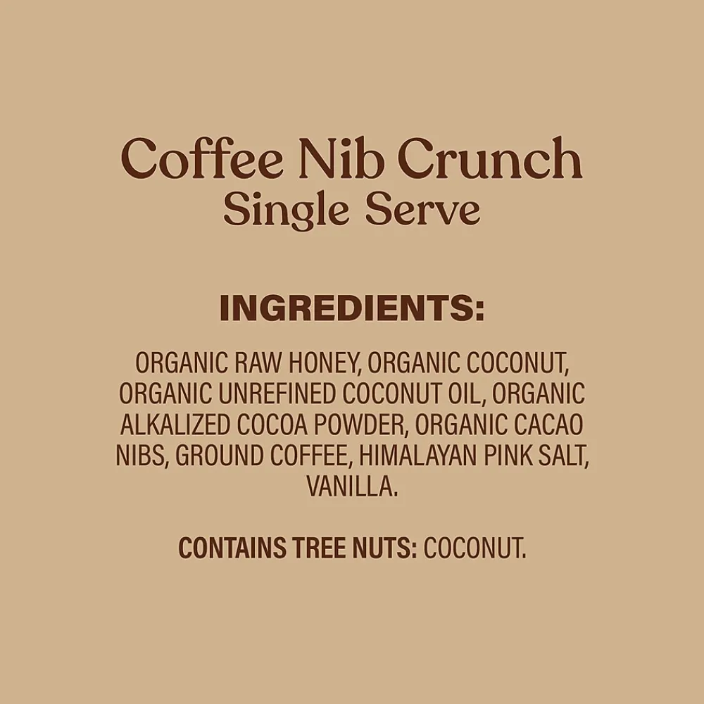 Honey Mama's Coffee Nib Crunch, 1.25 Oz., 12/Box (358-00001)