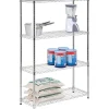 Shelving*Honey-Can-Do Honey-Can Do 4-Tier 250lb. Capacity Shelving Unit, Chrome (SHF-09437)