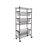 Shelving*Honey-Can-Do 3-Shelf Steel Shelving Unit, 73.6" x 35.6" x 17.9", Black (SHF-09977)