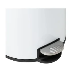 Steel Step Trash Can, 7.9-Gallon, White (TRS-09329)<Honey-Can-Do Sale