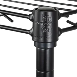 Shelving*Honey-Can-Do 6-Tier Compact Triangle Corner Shelving Unit, Black (SHF-10005)