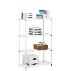 Shelving*Honey-Can-Do 4-Tier Heavy-Duty Adjustable Shelving Unit with 250-lb Weight Capacity, 14