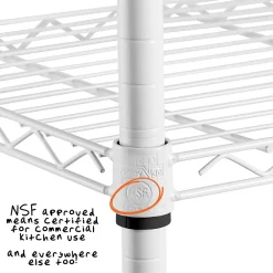 Shelving*Honey-Can-Do 4-Tier Heavy-Duty Adjustable Shelving Unit with 250-lb Weight Capacity, 14