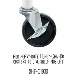 Shelving*Honey-Can-Do 4-Tier Heavy-Duty Adjustable Shelving Unit with 250-lb Weight Capacity, 14