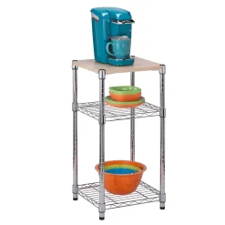 Shelving*Honey-Can-Do 3-Tier Shelving Tower with MDF Top (SHF-09365)