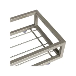 Toilet Paper Holder with Over-the-Toilet Storage Tray, Satin Nickel (BTH-08461)<Honey-Can-Do