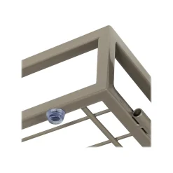 Toilet Paper Holder with Over-the-Toilet Storage Tray, Satin Nickel (BTH-08461)<Honey-Can-Do