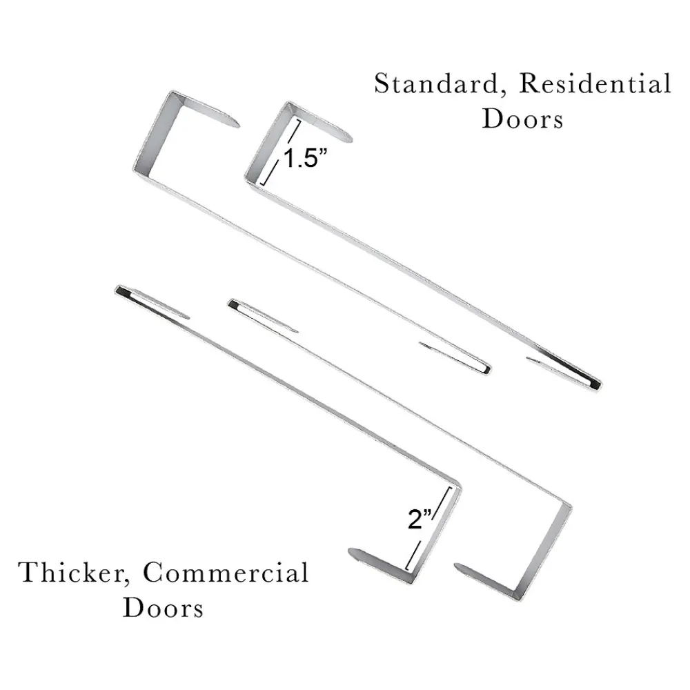 Shelving*Household Essentials 5-Shelf Plastic Over-the-Door Storage Rack, 20", Black (2196-1)
