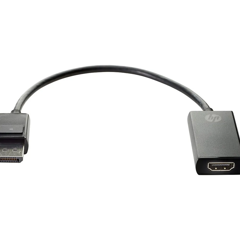 HP 0.92' Display Port/HDMI Cable, Black (2JA63AA)