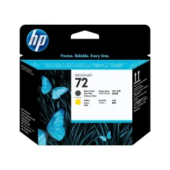 HP 72 Matte Black/Yellow Printhead (C9384A)