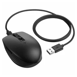 Sale HP 710 Rechargeable Silent Wireless Ergonomic Track-On-Glass Mouse, Black (6E6F2AA)
