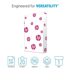 Multipurpose Paper*HP 8.5" x 14" Multipurpose Paper, 20 lbs., 96 Brightness, 500/Ream (M1420)