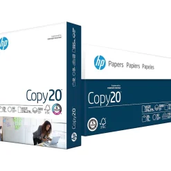 Multipurpose Paper*HP Copy20 8.5" x 11" Multipurpose Paper, 20 lbs., 92 Brightness, 500 Sheets/Ream, 10 Reams/Carton (200230)