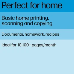 HP DeskJet 2734e Wireless Color Inkjet Printer, All-In-One, Print, Scan, Copy, 6 Months FREE Ink with + (26K72A#B1H)