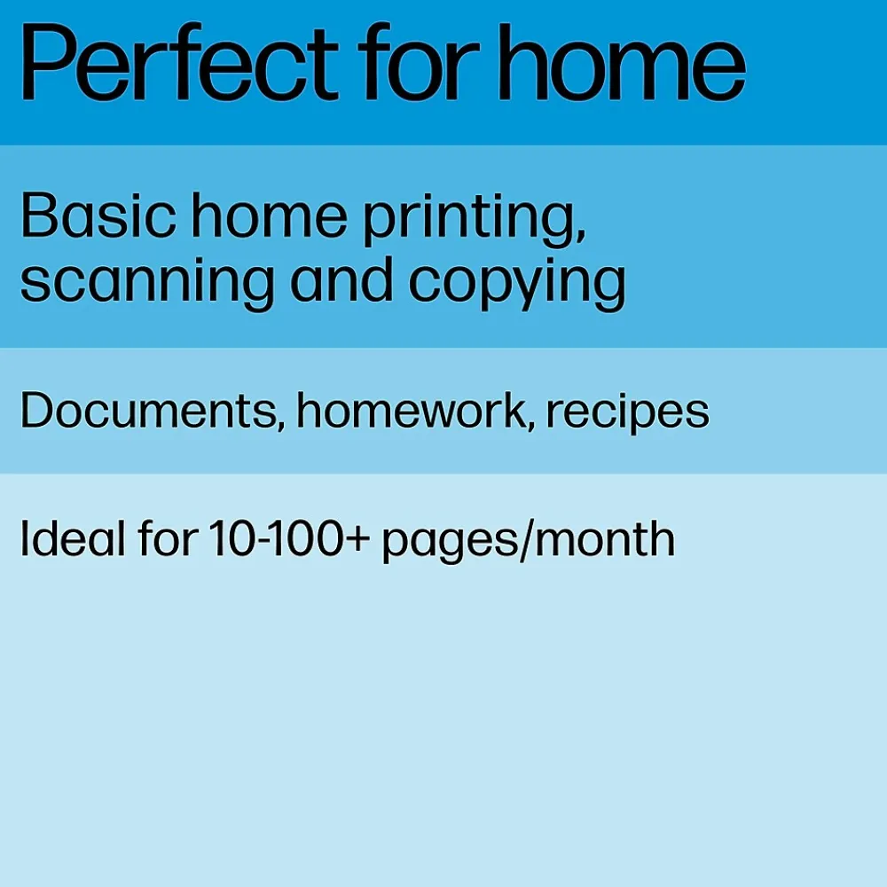 HP DeskJet 2734e Wireless Color Inkjet Printer, All-In-One, Print, Scan, Copy, 6 Months FREE Ink with + (26K72A#B1H)